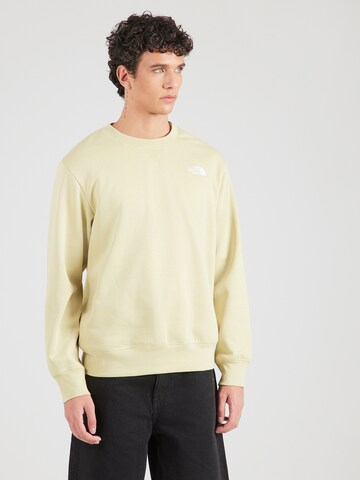 THE NORTH FACE Sweatshirt 'ESSENTIAL' in Groen: voorkant