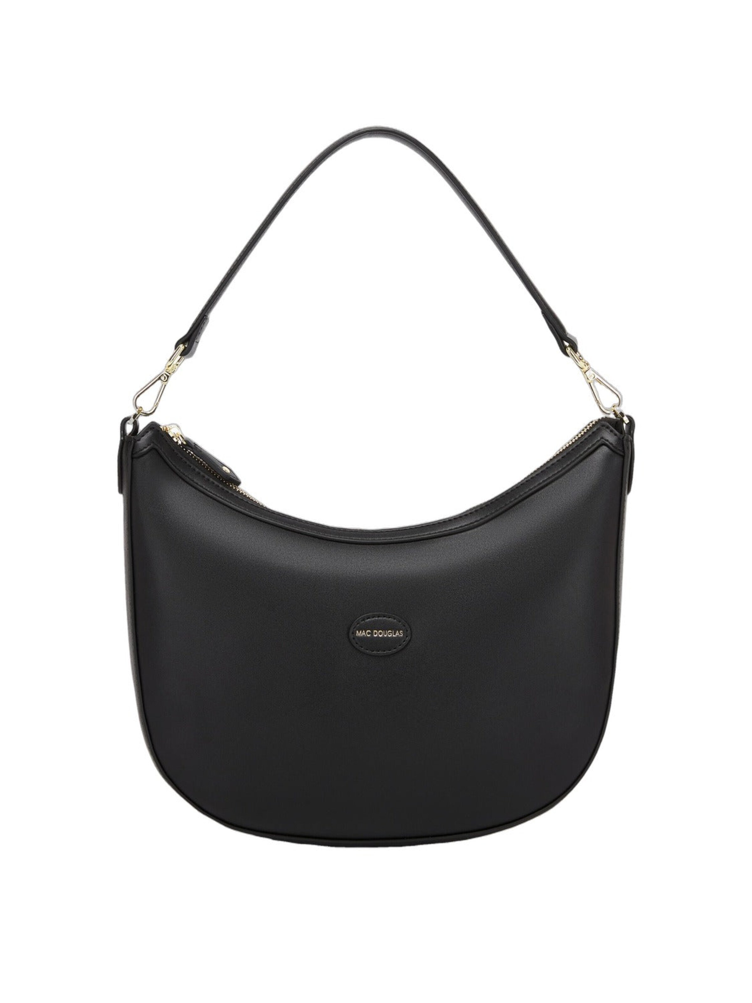 MAC DOUGLAS - Bolso de hombro en negro: frente