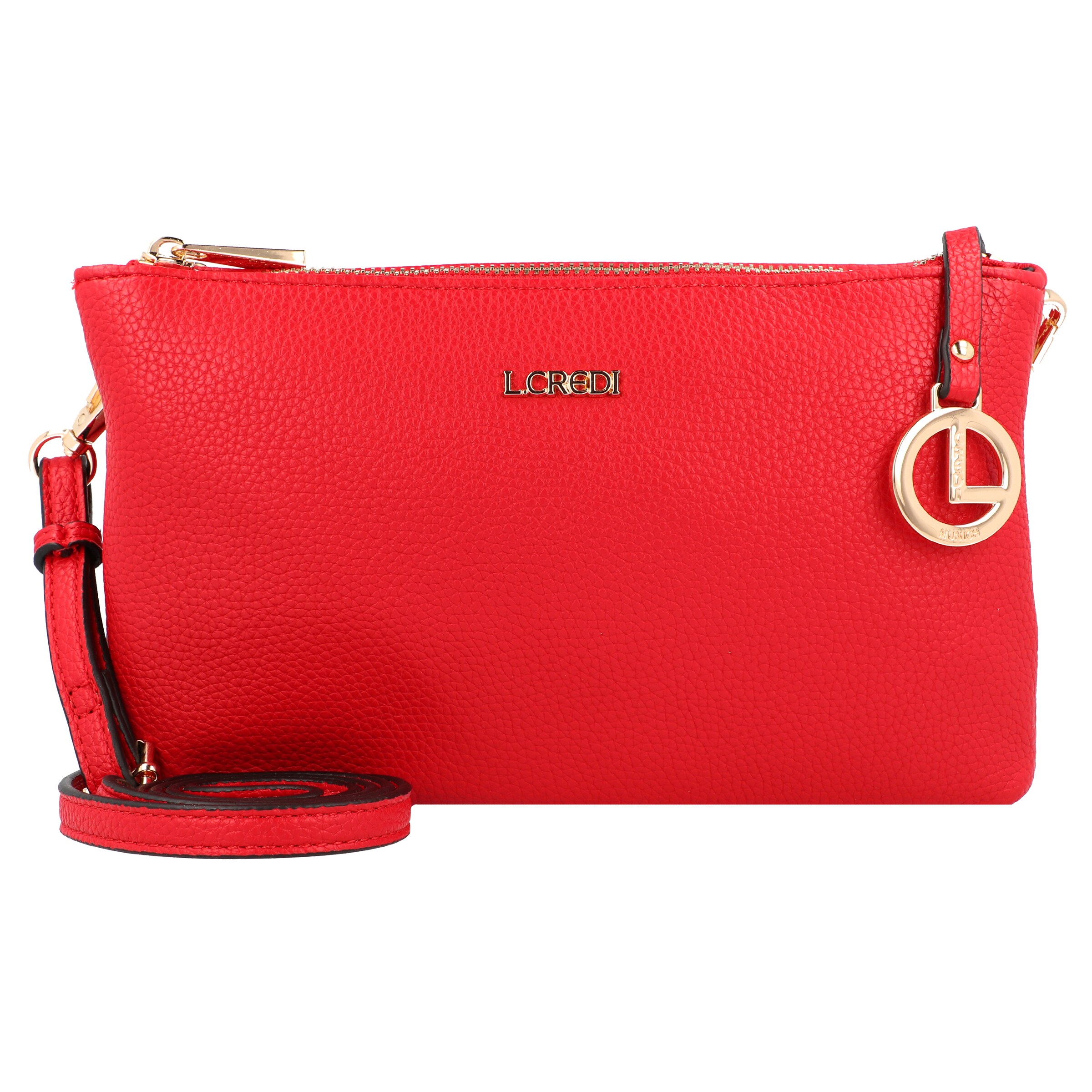 Frauen Taschen & Rucksäcke L.CREDI Umhängetasche 'Ella' in Neonrot - KR35184 Frauen Taschen & Rucksäcke L.CREDI Umhängetasche 'Ella' in Neonrot - KR35184