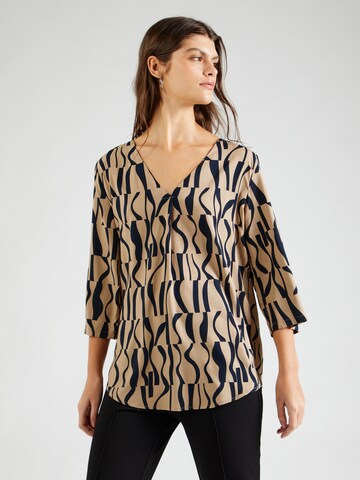 ZABAIONE Blouse 'To44scany' in Bruin: voorkant