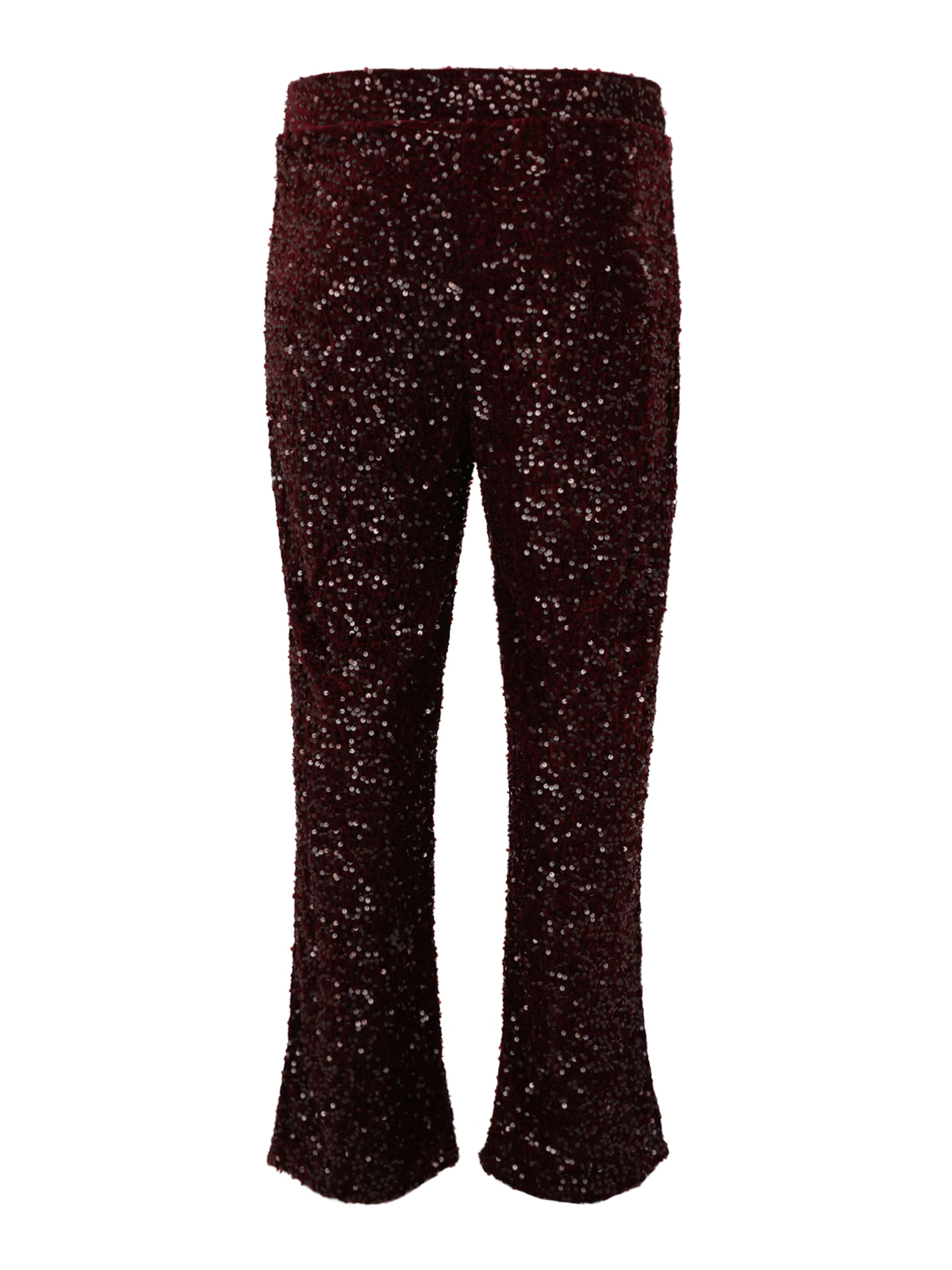 PIECES Curve Regular Trousers 'PCKAM' in Red