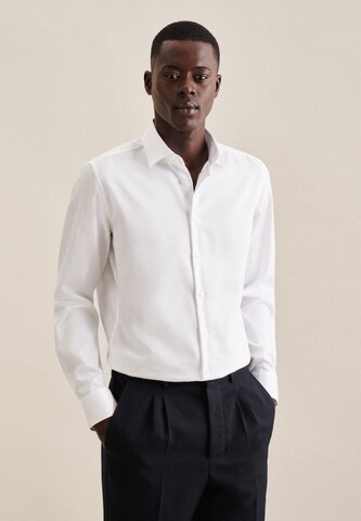 Chemise business SEIDENSTICKER en blanc : devant