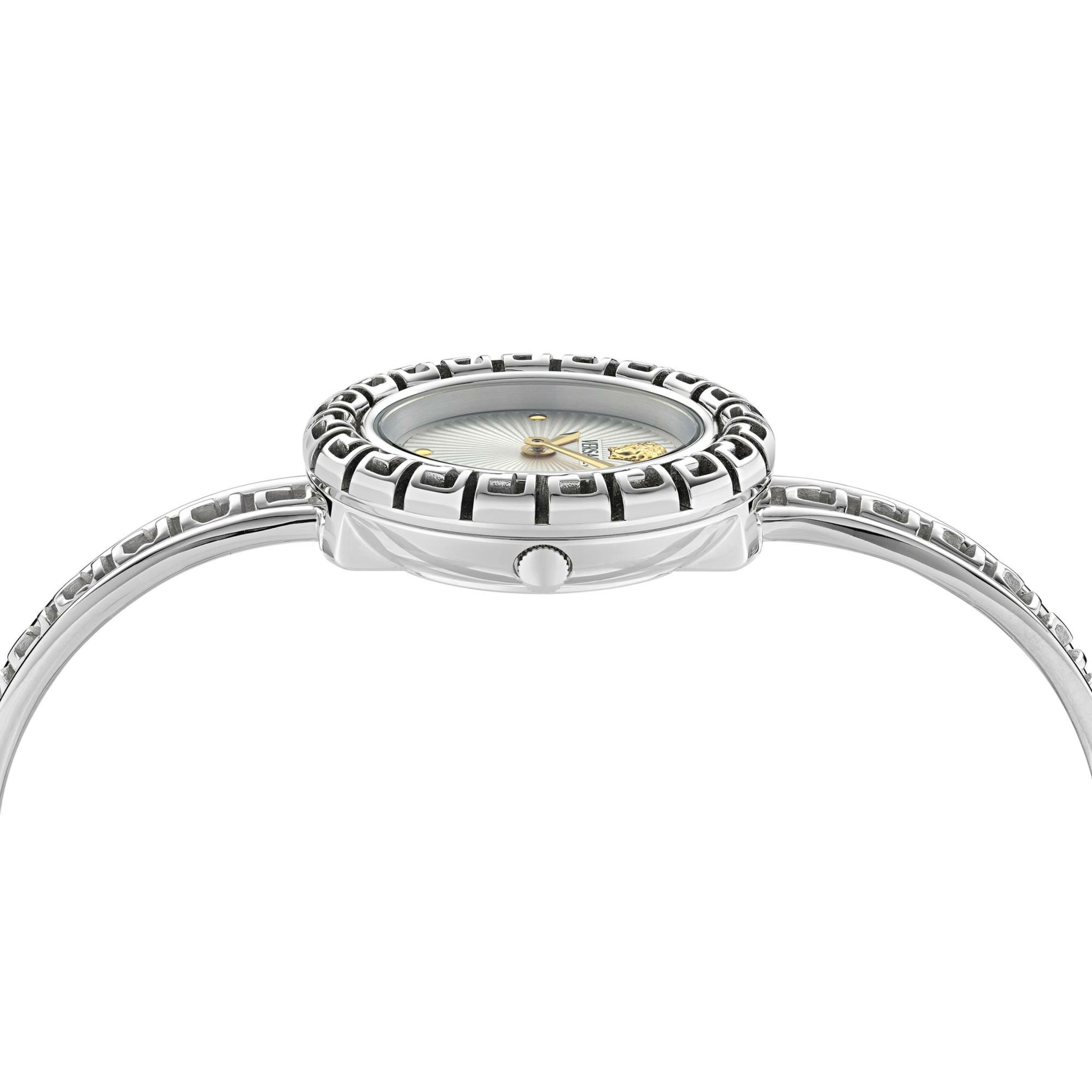 VERSACE Analoog horloge 'La Greca ' in Zilver