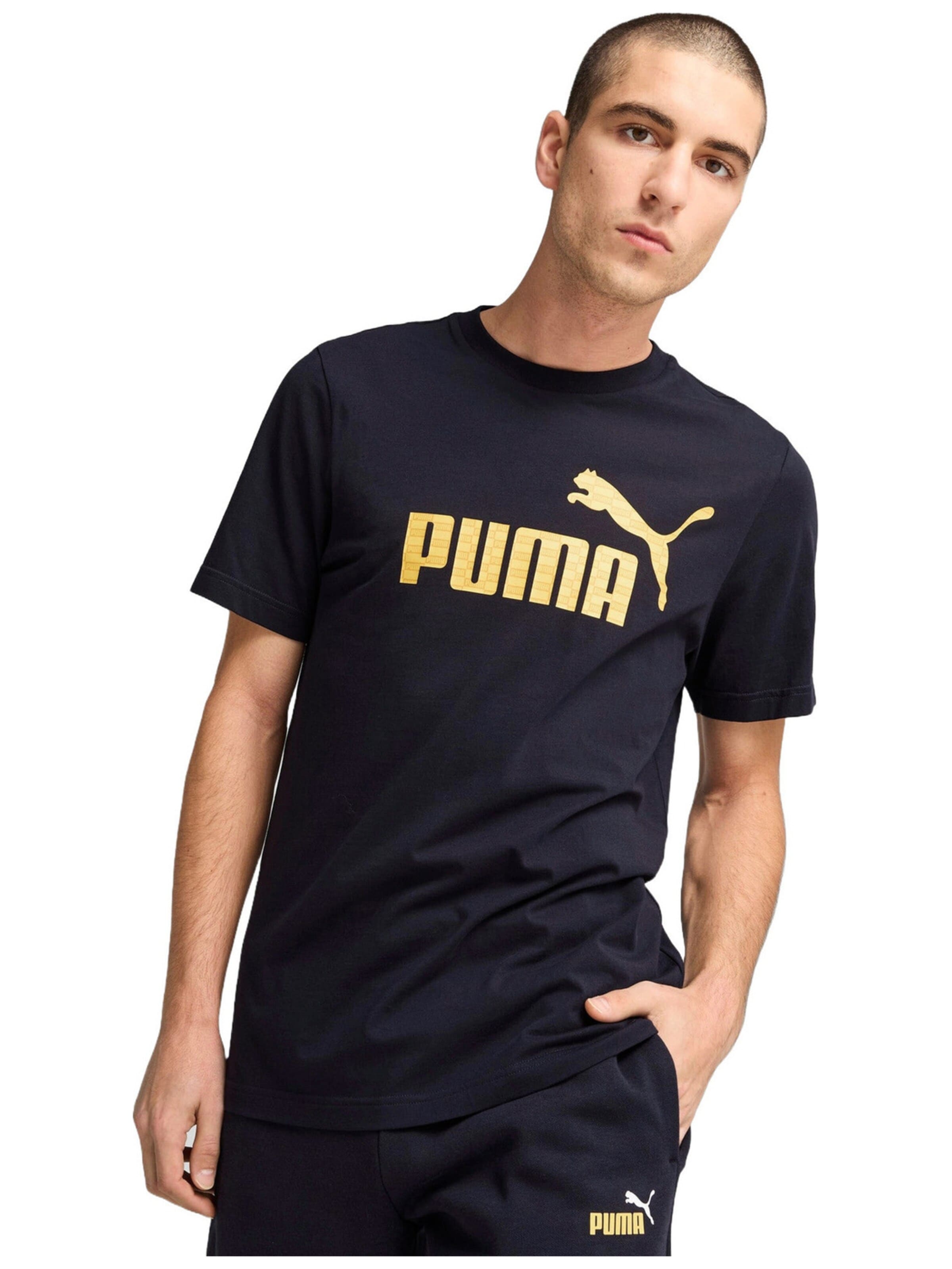 T-Shirt PUMA en noir : devant