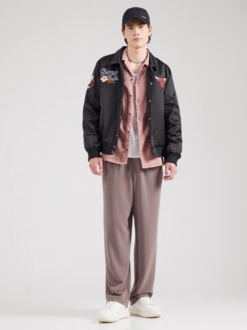 QUIKSILVER Comfort Fit Λειτουργικό πουκάμισο 'SUNRISE' σε λιλά