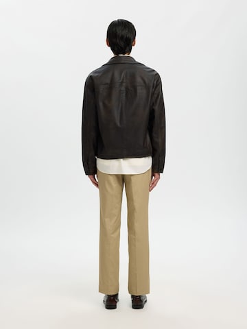 SELECTED Between-Season Jacket 'Selected X Hotel Amour' in Brown