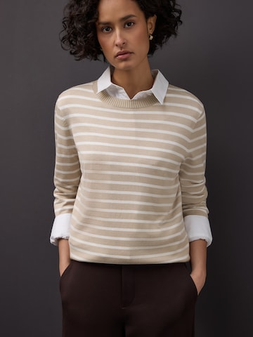 STREET ONE Trui in Beige: voorkant