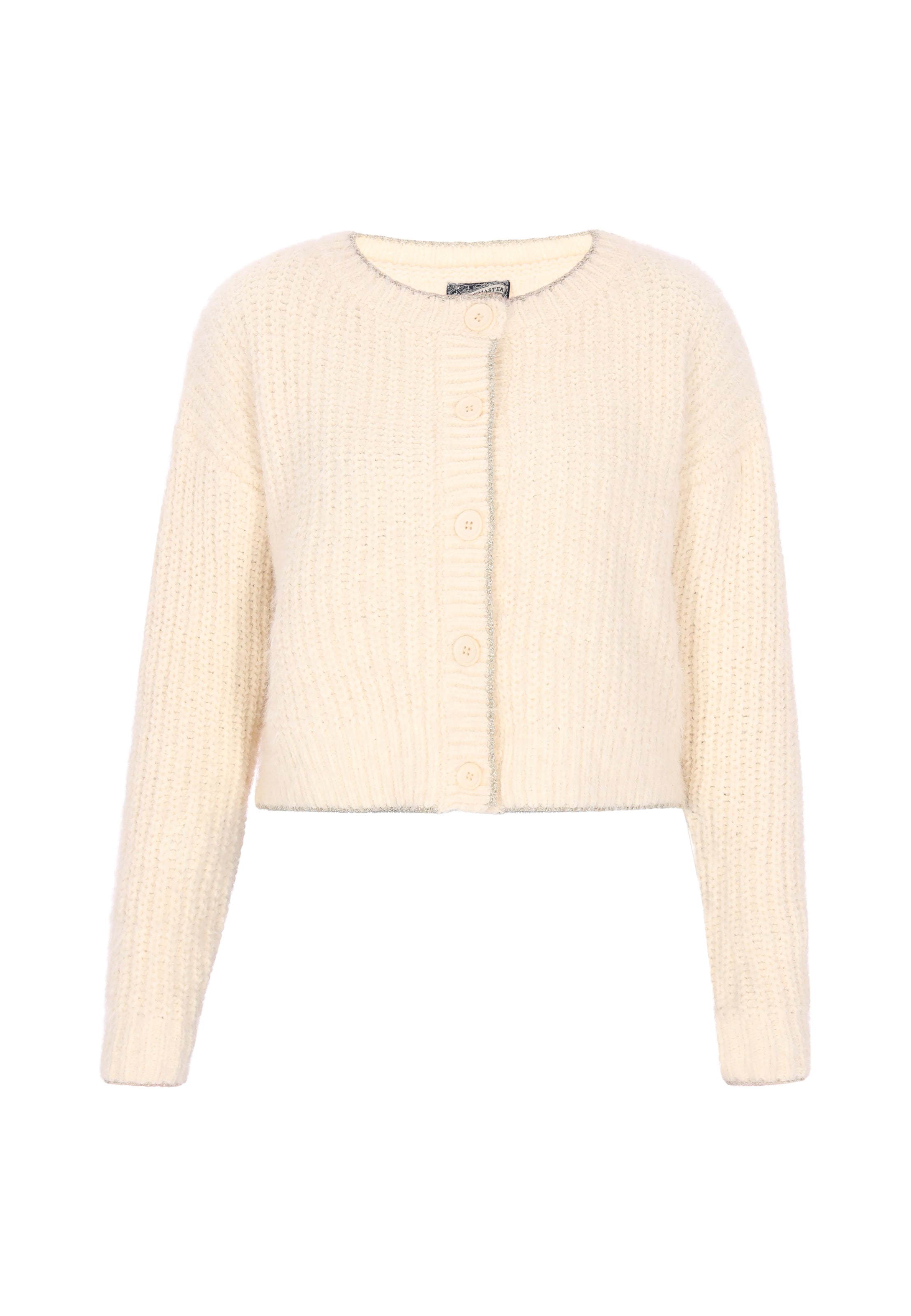 DreiMaster Vintage - Casaco de malha em branco: frente