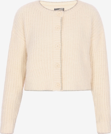 DreiMaster Vintage - Casaco de malha em branco: frente