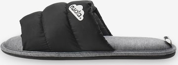 Nuvola. Slipper 'Zueco Spring' in Black: front
