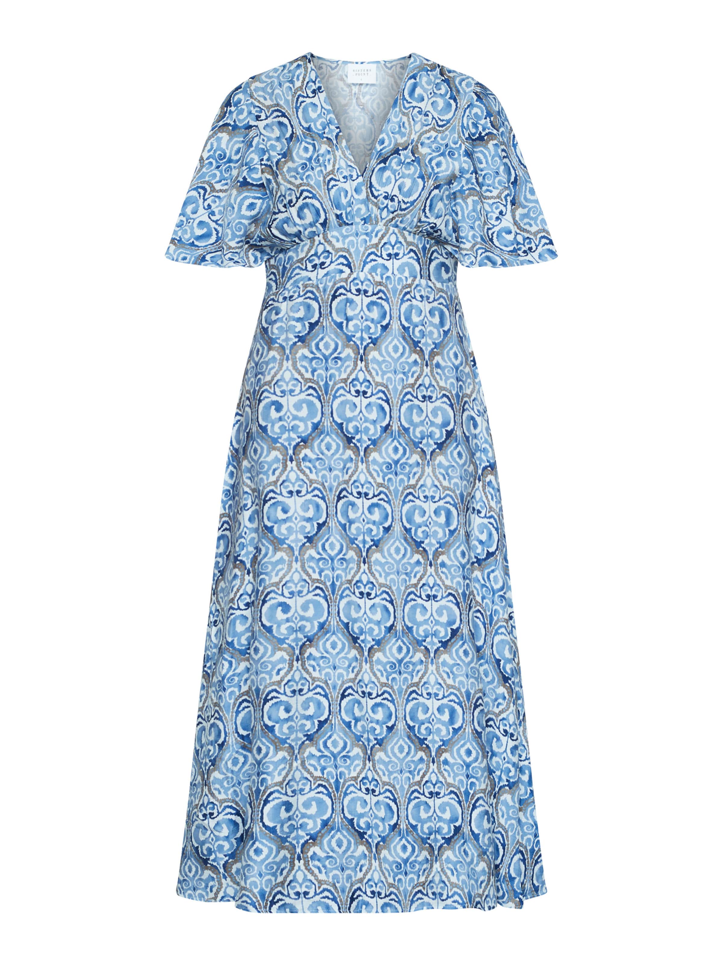 SISTERS POINT Šaty 'GISELA-DR12' - Modrá: predná strana