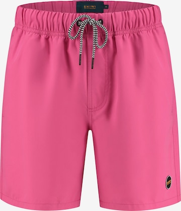 Shiwi Board Shorts 'Mike' in Pink: front