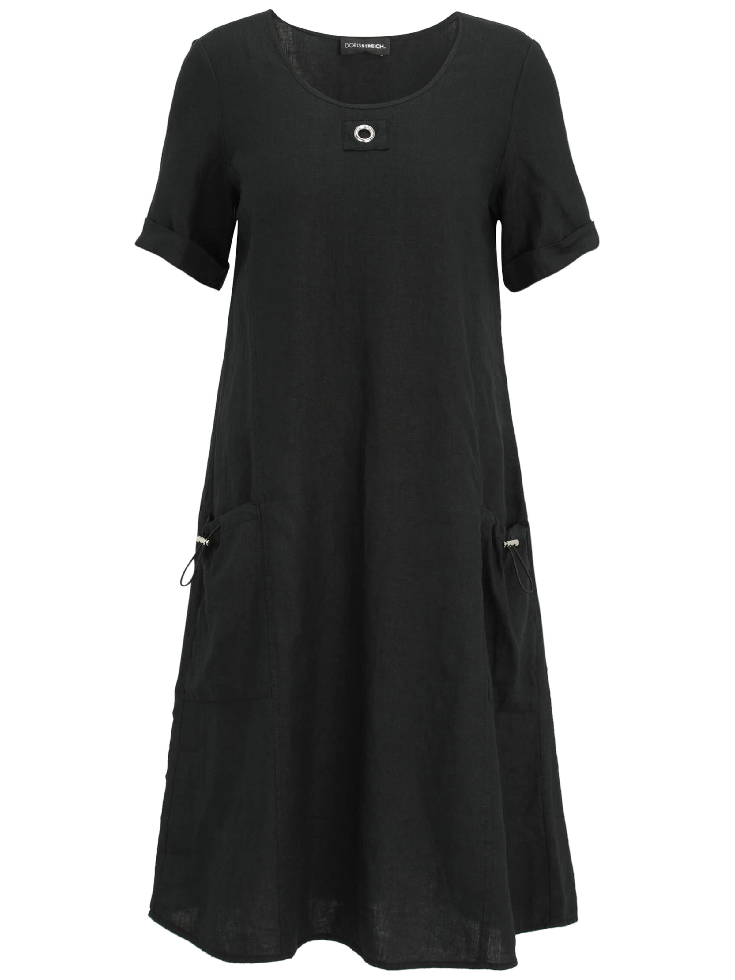 Doris Streich Kleid in Schwarz: Vorderseite