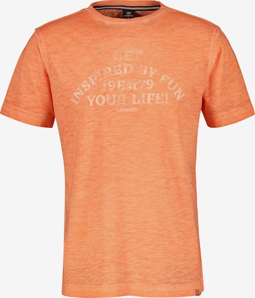 T-Shirt LERROS en orange : devant