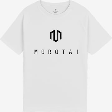 MOROTAI Shirt 'CORPORATE BASIC 2.0' in Weiß: Vorderseite