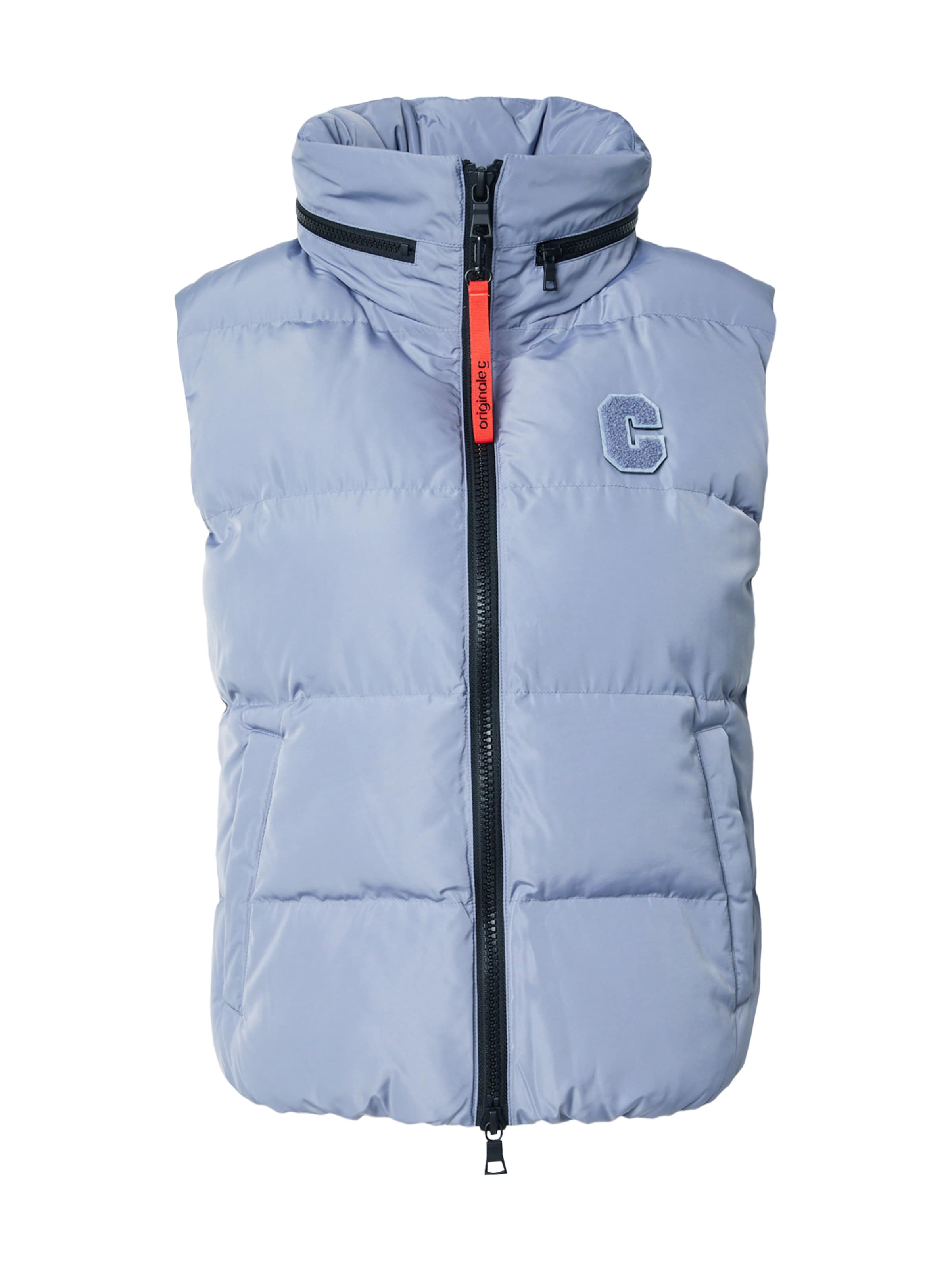 No. 1 Como Vest 'Cortina' in Blue: front