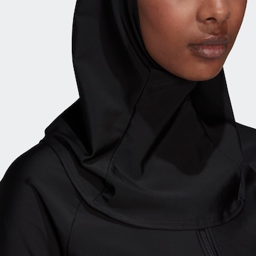 ADIDAS SPORTSWEAR Badekappe '3-Stripes Hijab' in Schwarz