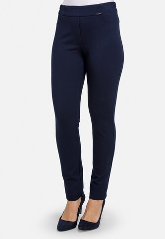 HELMIDGE Skinny Broek in Blauw: voorkant