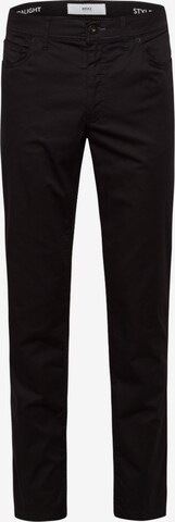 BRAX Regular Broek 'Cadiz' in Zwart: voorkant