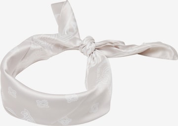 Foulard Karl Kani en blanc : devant