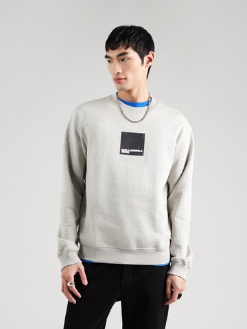 KARL LAGERFELD JEANS - Sweatshirt em cinzento: frente