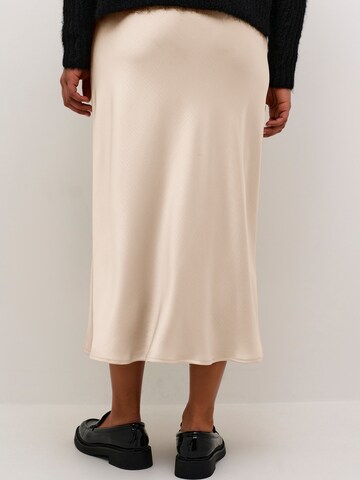 Kaffe Skirt 'Lotte' in Beige