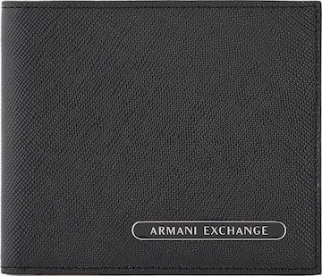 Portamonete di ARMANI EXCHANGE in nero: frontale