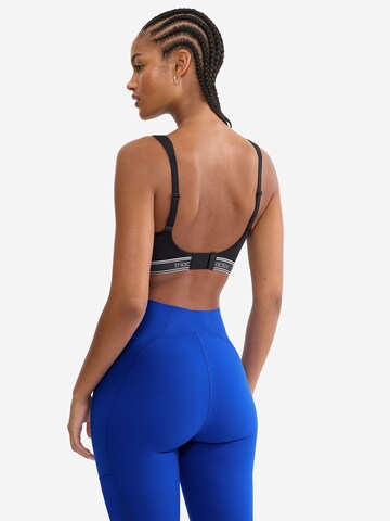 TRIUMPH Bustier Sport bh ' Triaction Cardio Air ' in Zwart