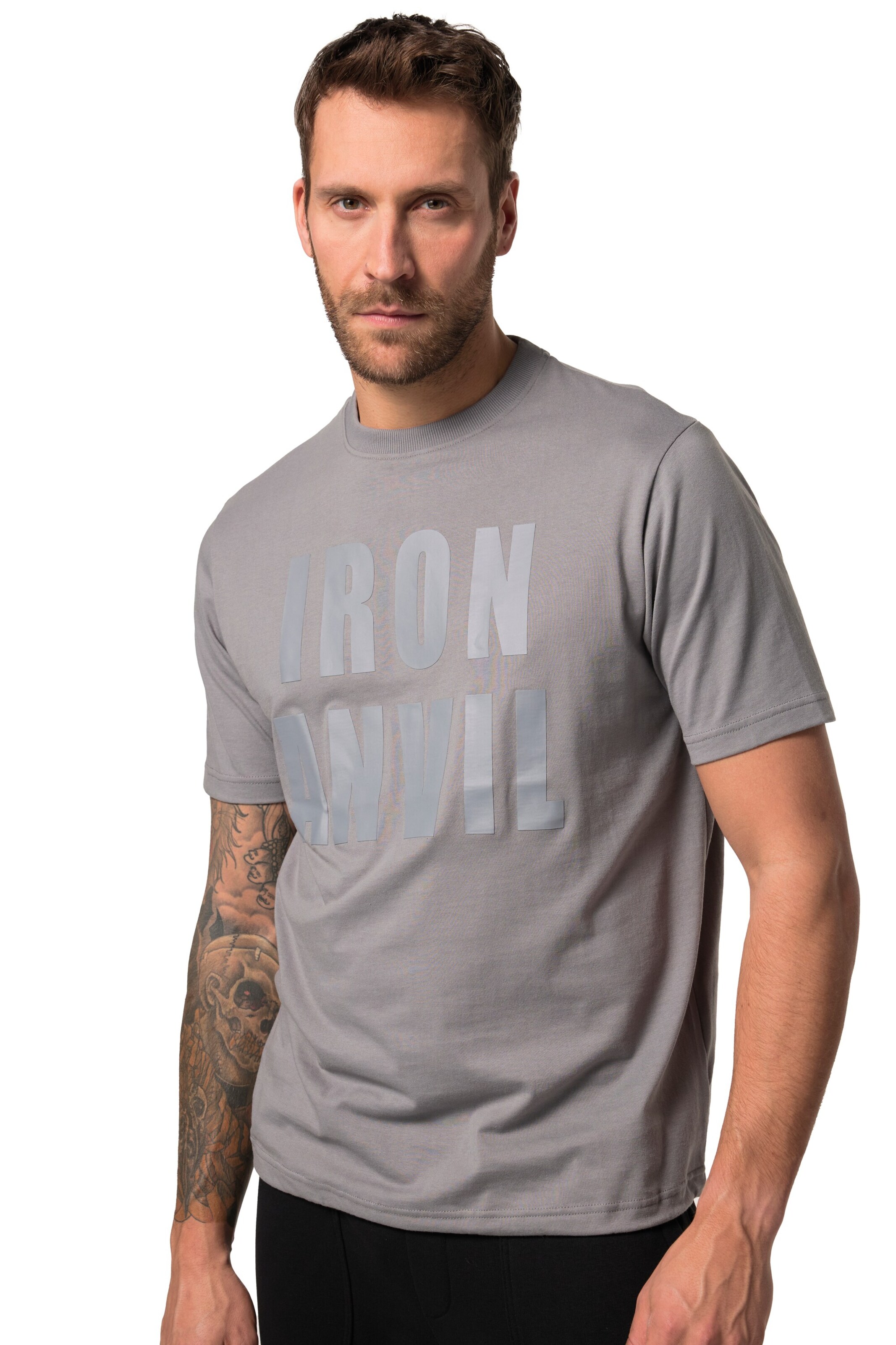 JAY-PI Shirt in Grijs: voorkant