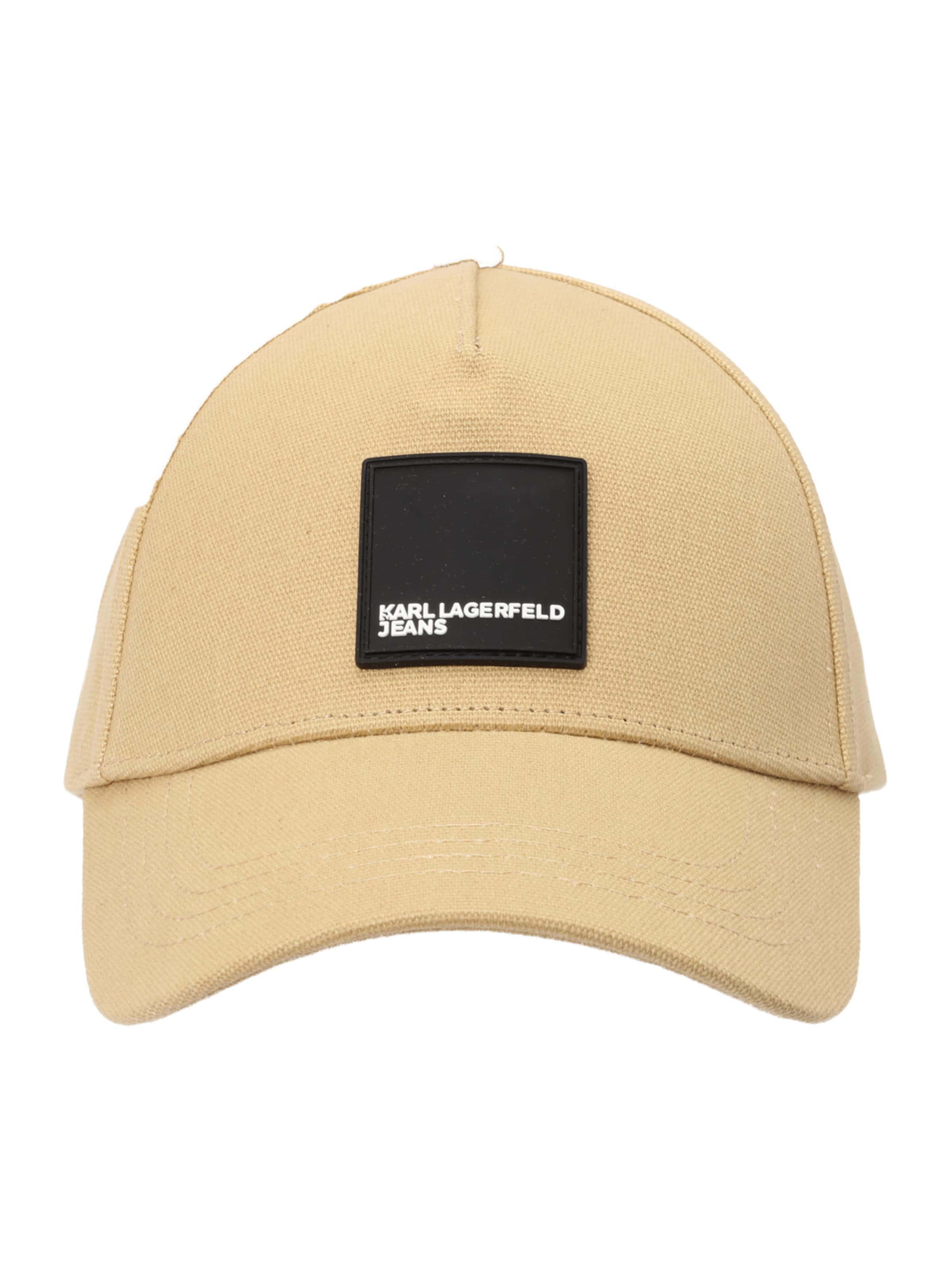 KARL LAGERFELD JEANS Czapka z daszkiem w kolorze brązowy: przód