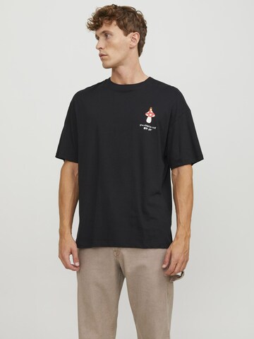 JACK & JONES - Camiseta 'CEREMONY' en negro: frente