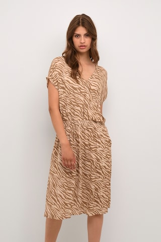 Kaffe Jurk 'jenn ' in Beige: voorkant