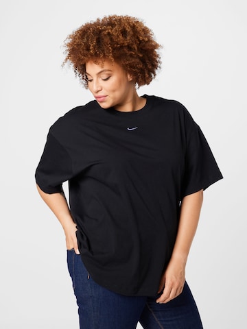 Nike Sportswear Performance shirt in Black: front