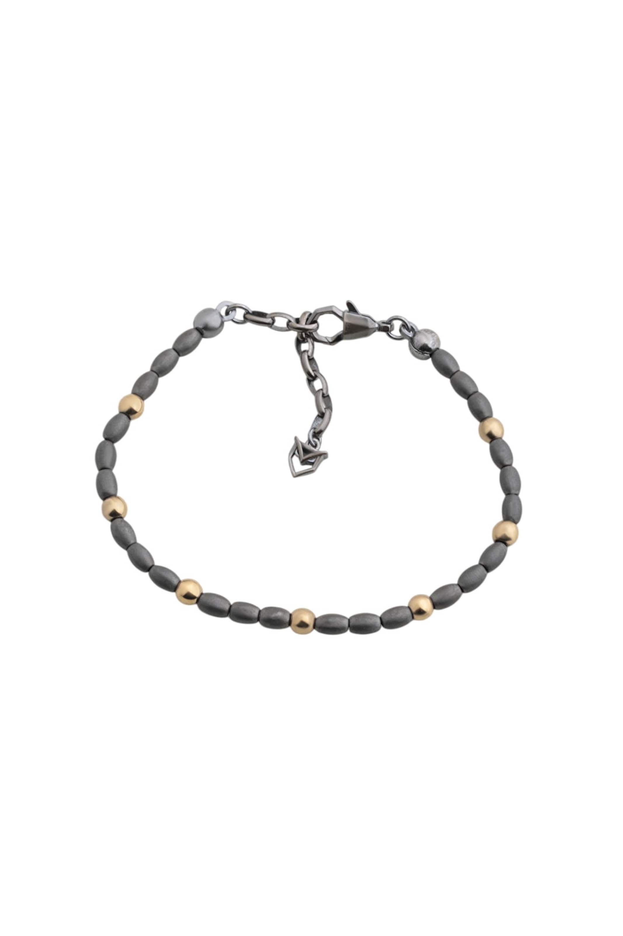 So Chic Armband in Grau: Vorderseite