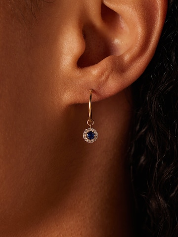 Lucardi Earrings 'Klassisch' in Gold: front