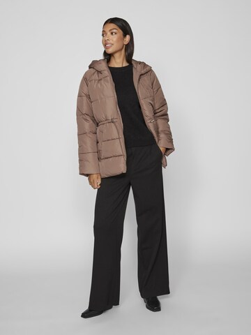 VILA Winter jacket 'Leana' in Brown