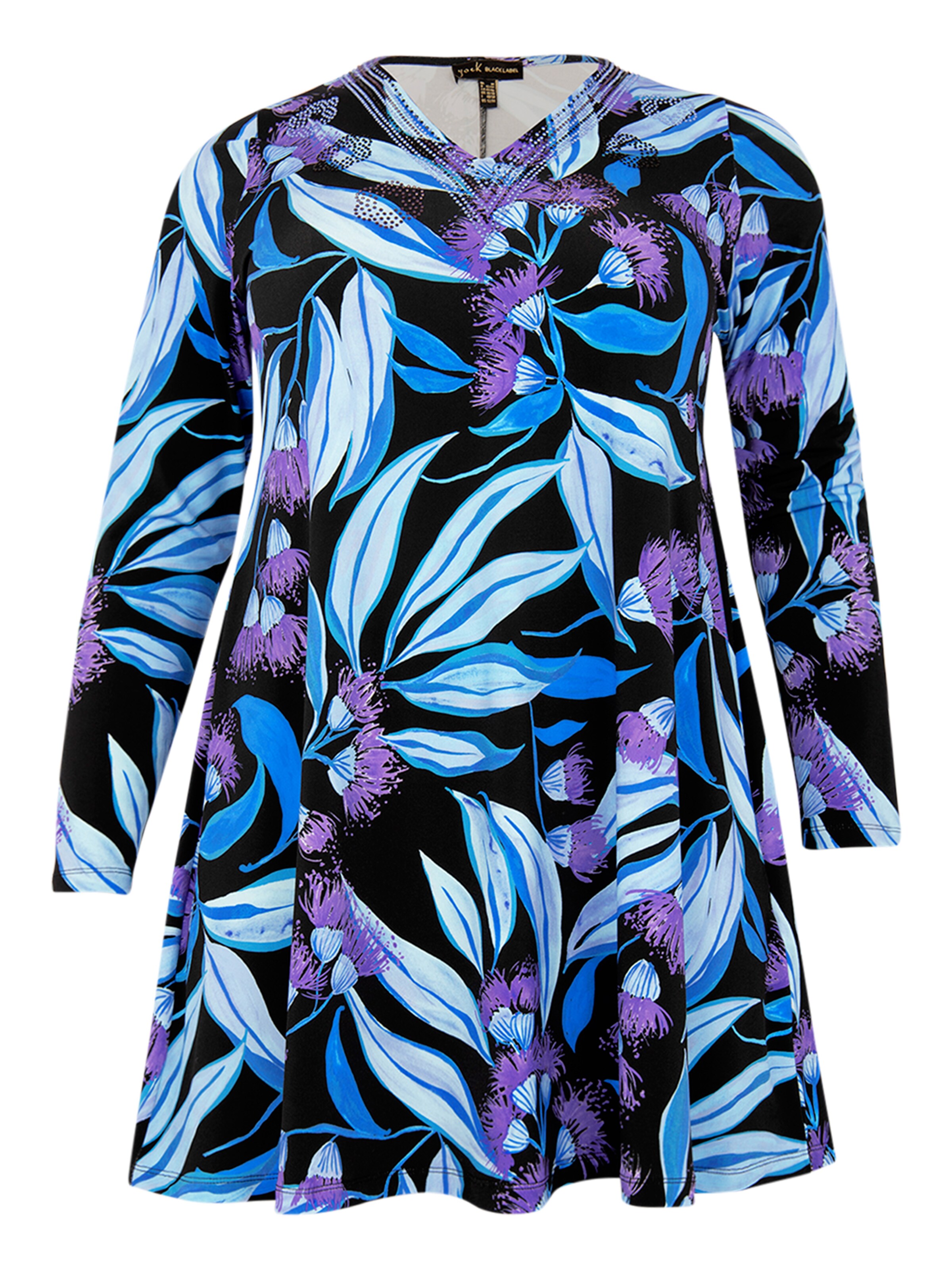 YOEK Tuniek in Blauw: voorkant