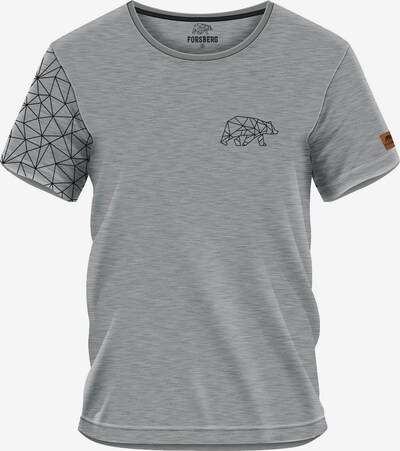 FORSBERG T-Shirt 'Thyrison' in hellgrau, Produktansicht