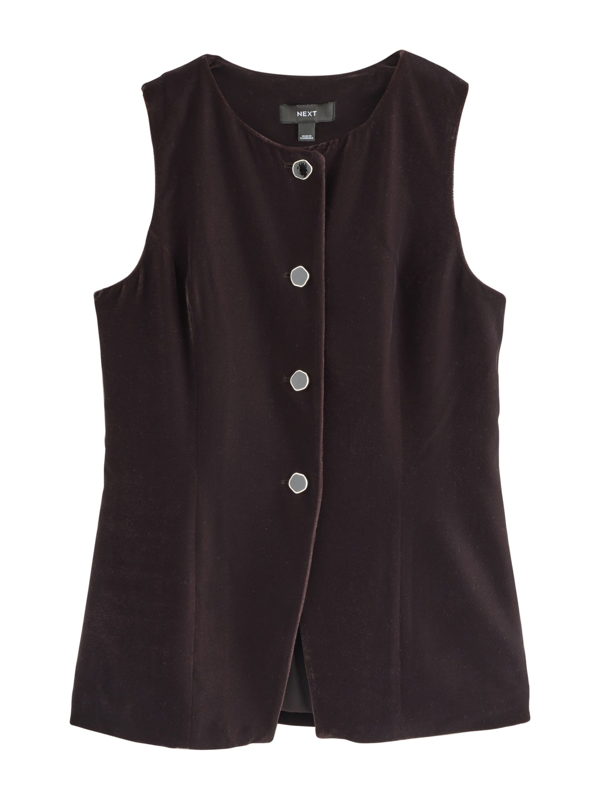 Next Γιλέκο κουστουμιού σε καφέ: μπροστά