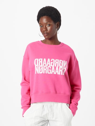 MADS NORGAARD COPENHAGEN Sweatshirt 'Tilvina' in Pink: front