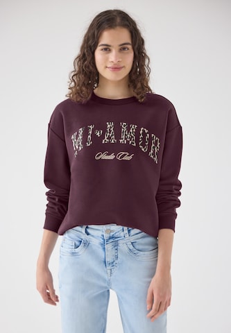 Street One Studio Sweatshirt in Lila: Vorderseite