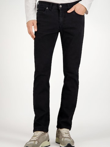 ATELIER GARDEUR Slimfit Jeans "Atu", hohe Elastizität, in  Modern Fit in Schwarz: Vorderseite