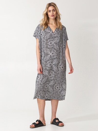 Rochie Indiska pe gri metalic / negru / alb, Vizualizare model
