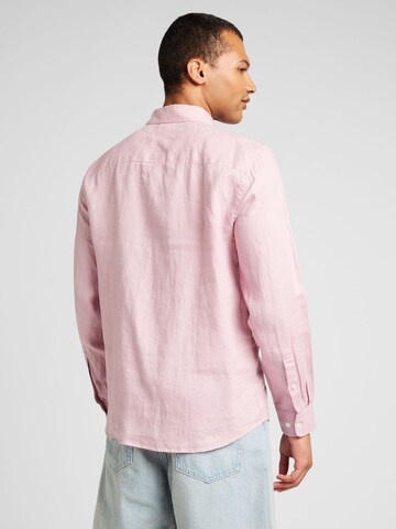 s.Oliver Regular fit Button Up Shirt in Pink