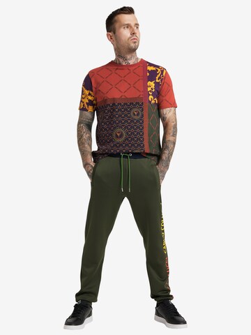 Carlo Colucci Tapered Broek 'Carlotto' in Groen