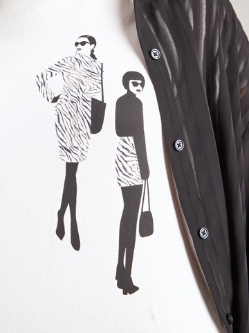 VERO MODA Футболка 'VMDEBRA' в Белый