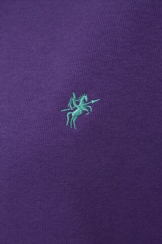 DENIM CULTURE Zip-Up Hoodie 'Arely' in Purple