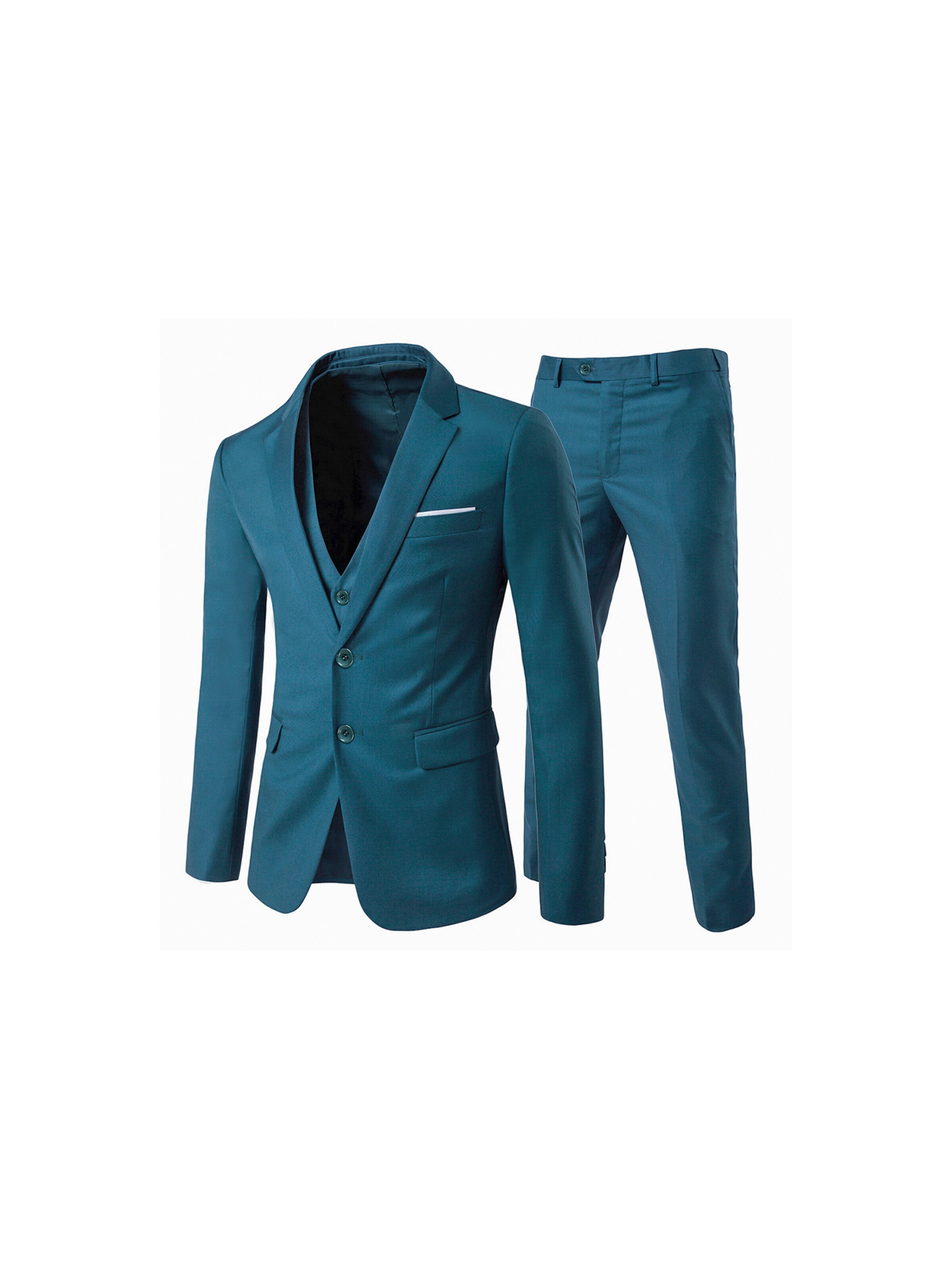 YOUTHUP Suit 'Schlicht' in Blue: front
