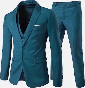 YOUTHUP Suit 'Schlicht' in Blue: front