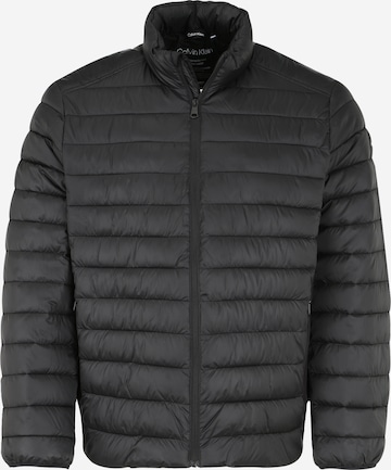 Calvin Klein Big & Tall Between-season jacket in Black: front